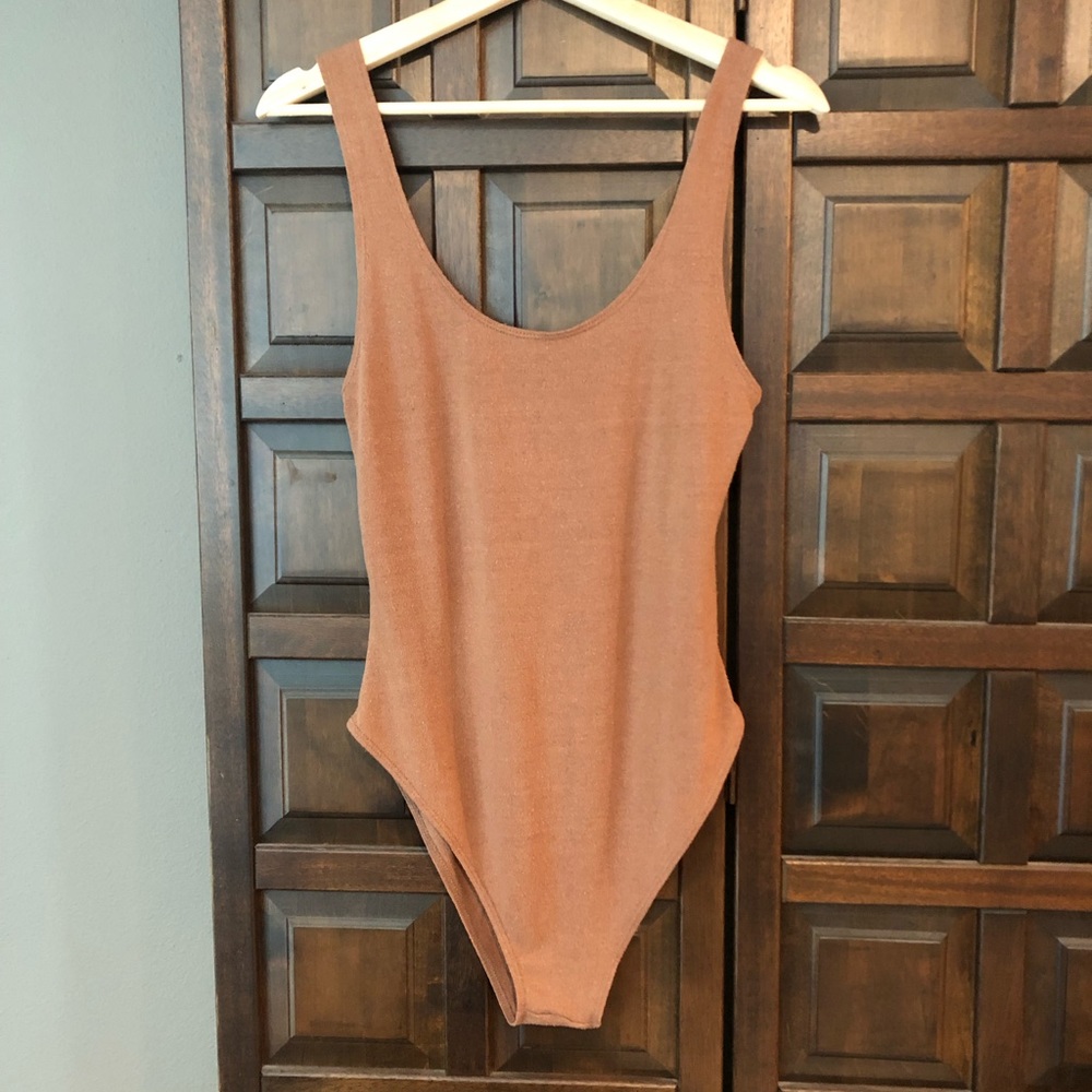 OZMA of California Christy Bodysuit in Silk noil jersey size large